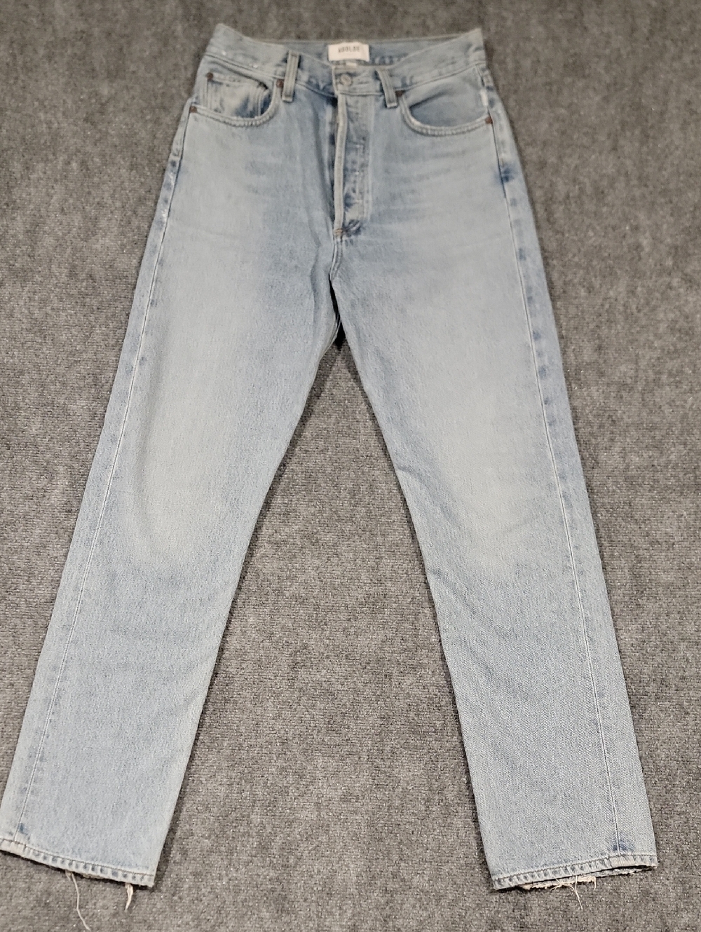 Agolde 90's High Rise Pinch Waist Jeans Size 26, EUC!! Light Blue